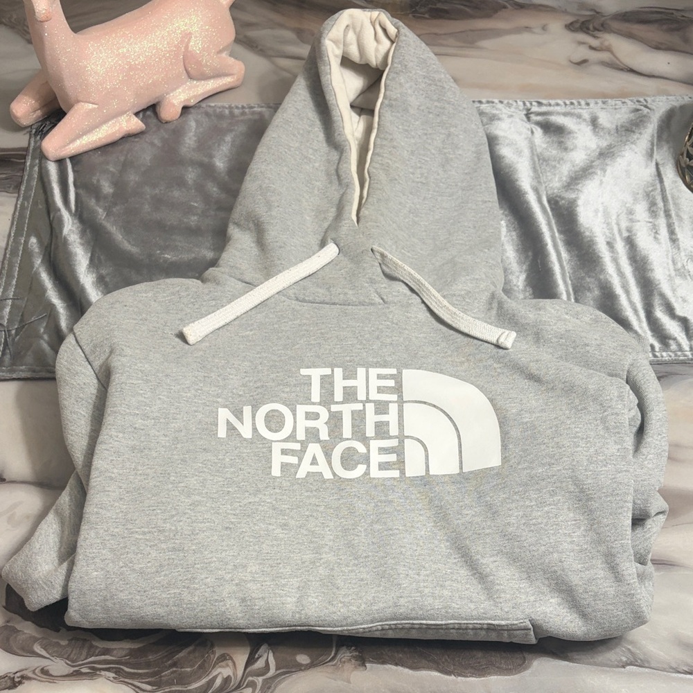 The North Face Light Gray Hoodie